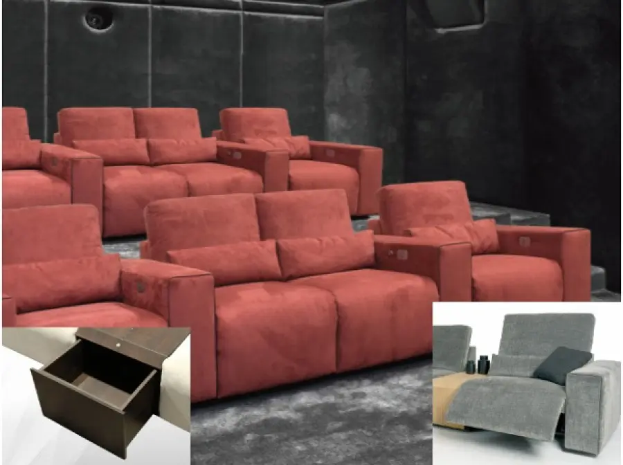 Cineak Previews Divano modulare per l'intrattenimento