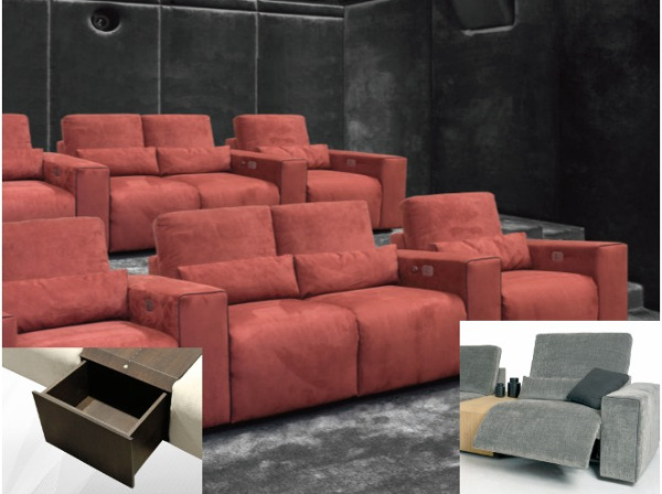 Cineak Previews Divano modulare per l'intrattenimento