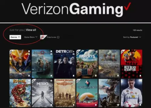 Verizon Testing Cloud Gaming Service