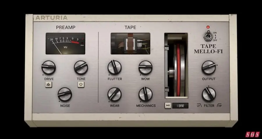 Simulazione nastro gratuita di Arturia