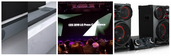 LG esplode al CES con XBOOM e Soundbars Galore