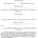 Capitol Records versus ReDigi Inc .: vendita di download musicali acquistati legalmente