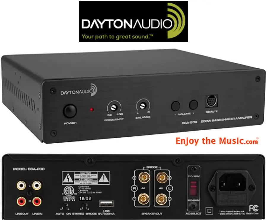 Amplificatore stereo / secondario Dayton Audio BSA-200