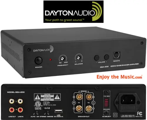 Amplificatore stereo / secondario Dayton Audio BSA-200