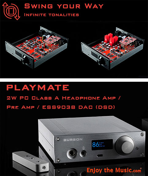 Burson Audio Playmate HeadAmp / DAC e Burson Swing Pre / DAC