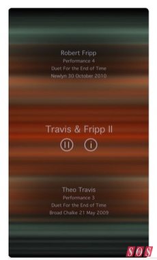 App di musica Travis e Fripp