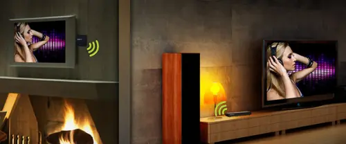 Come posso creare un'impostazione invisibile per riprodurre dischi su 2 TV a parete?