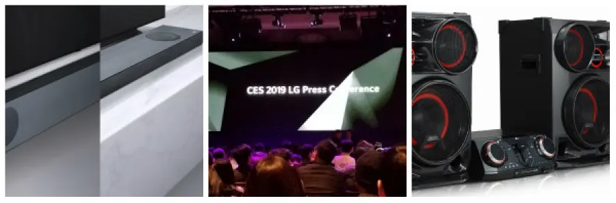 LG esplode al CES con XBOOM e Soundbars Galore